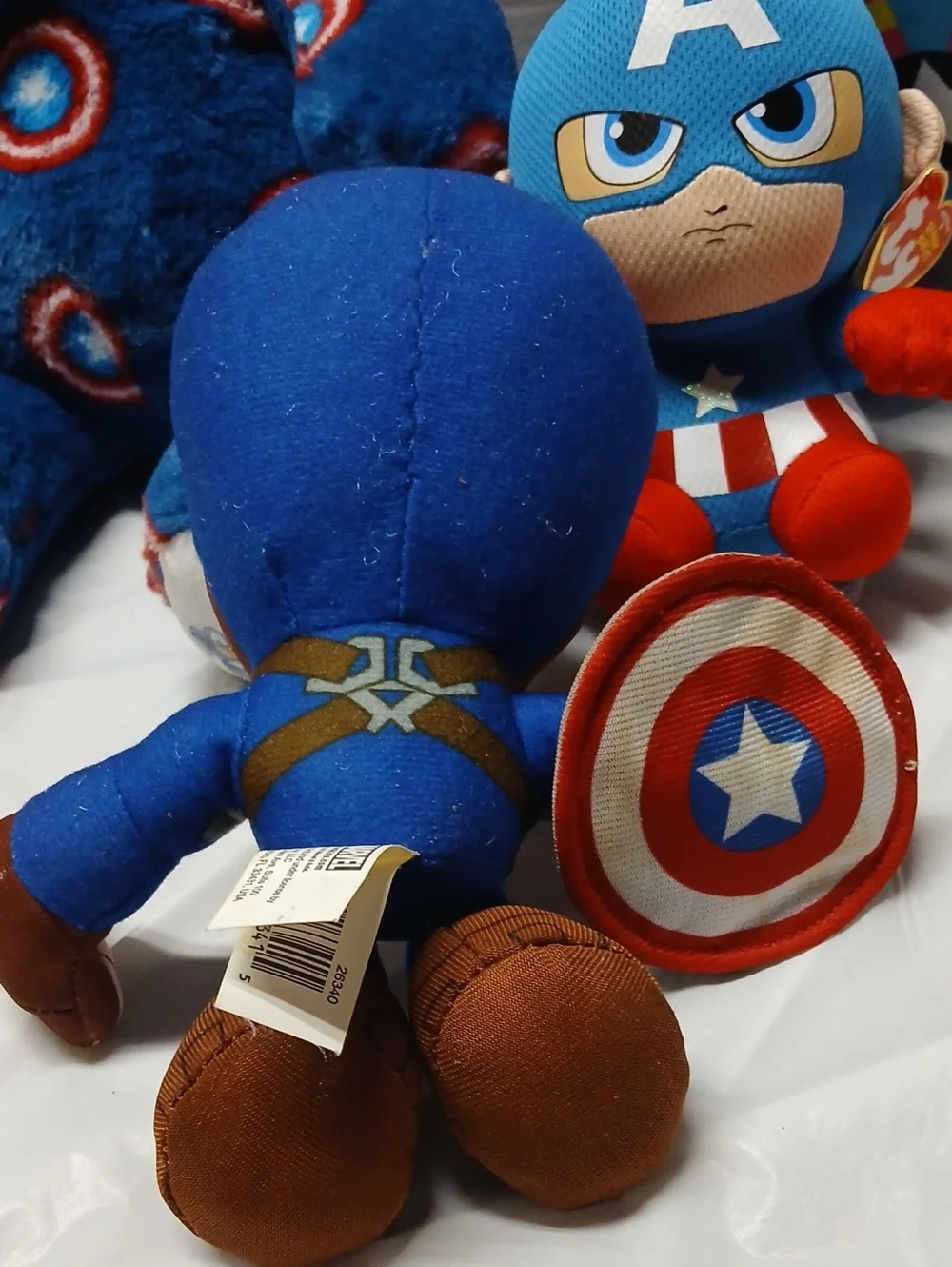 Captain America Official Plush Lot Build A Bear Ty Marvel Kids Good Stuff